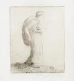 Untitled by Augustus John, pencil, offered Feb 2025