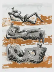Untitled by Henry Moore, pencil, offered Feb 2025