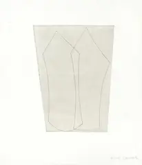 Untitled by Ben Nicholson, etching, offered Feb 2025