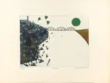 Untitled by Julian Trevelyan, pencil, offered Feb 2025