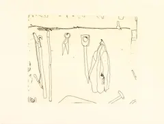 Untitled by Barry Flanagan, pencil, offered Feb 2025