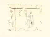 Untitled by Barry Flanagan, pencil, offered Feb 2025