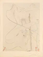 Untitled by Salvador Dalí, pencil, offered Feb 2025