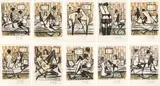 Untitled by Bernard Buffet, pencil, offered Feb 2025