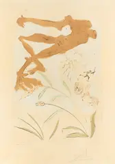 Untitled by Salvador Dalí, pencil, offered Feb 2025