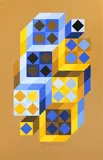 Untitled by Victor Vasarely, screenprint, offered Feb 2025