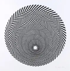 Untitled by Bridget Riley Ch, Print Studio, Glasgow sheet, offered Feb 2025