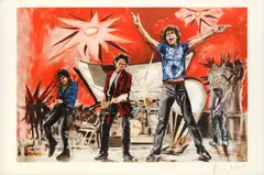 Untitled by Ronnie Wood, pencil, offered Feb 2025