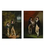 A double portrait of two boys by Arthur William Devis, Oil on canvas, sold Oct 2024