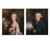 Portrait of edward helyar by Thomas Beach, Oil on canvas, a pair Each, sold Oct 2024
