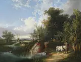 And charles shayer by Henry Shayer, Oil on canvas, sold Oct 2024