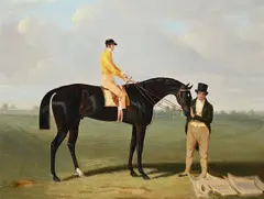 The duke of westminster's horse by Harry Hall, Oil on canvas, sold Oct 2024