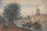 Amsterdam by Albert Goodwin, Pencil and watercolour, offered Oct 2024