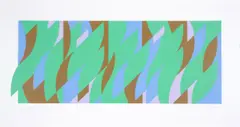 Leap by Bridget Riley, Screenprint in colours, sold Jul 2024