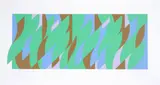 Leap by Bridget Riley, Screenprint in colours, sold Jul 2024