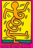 Montreux 1983 Pink by Keith Haring, Screenprint in colours, sold Jul 2024