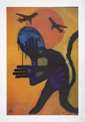 In Baghdad by Robert del Naja, Screenprint in colours, sold Jul 2024