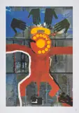 In the Lab by Robert del Naja, Screenprint in colours, sold Jul 2024