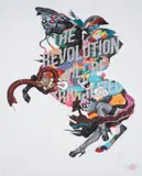 The Revolution Will Be Trivialised by Tristan Eaton, Giclée with screenprint in colours, sold Jul 2024
