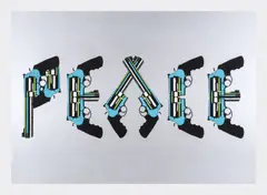 Peace by Paul Insect, Screenprint in colours, sold Jul 2024