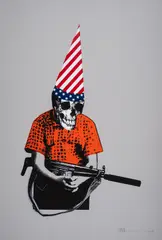 Dunce Boy by Paul Insect, Screenprint in colours, sold Jul 2024