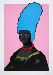 Mona Simpson by Nick Walker, pencil, sold Jul 2024