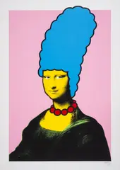 Mona Simpson by Nick Walker, Screenprint in colours, sold Jul 2024