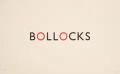 Bollocks by Christian Brett, pencil, sold Jul 2024