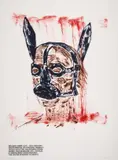 The Brank by Leon Golub, Lithograph printed in colours, offered Jul 2024