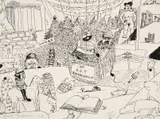 Untitled by Red Grooms, pencil, offered Jul 2024