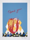 Thank You by Yinka Shonibare, ink, sold Jul 2024