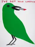I've Got Your Lipstick by David Shrigley, ink, sold Jul 2024