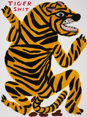 Tiger Shit by David Shrigley, Screenprint in colours, offered Jul 2024