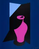 Vase by Patrick Caulfield, pencil, sold Jul 2024