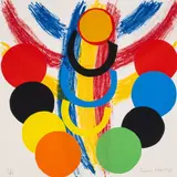 Necklace Around the Sun by Terry Frost, Screenprint and lithograph printed in colours, sold Jul 2024