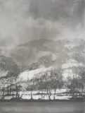 Cartmell Fell by Norman Ackroyd, lithograph, sold Jul 2024