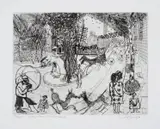 Issy-Les-Moulineaux by Anthony Gross, Etching, sold Jul 2024