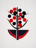 Life is Just a Bowl of Cherries II by Terry Frost, Screenprint in colours with embossing, sold Jul 2024