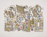 Untitled by Eduardo Paolozzi, lithograph, sold Jul 2024