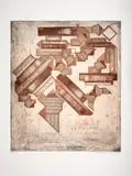 Omaggio a Michelangelo by Eduardo Paolozzi, pencil, sold Jul 2024