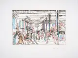 Untitled by Eduardo Paolozzi, pencil, sold Jul 2024