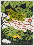 The Three Frogs by Christopher Reynolds, pencil, sold Jul 2024