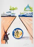 Intra-Uterine Paradesic Locomotion by Salvador Dalí, Etching with drypoint and lithography printed in colours, sold Jul 2024