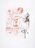 Narcissus by Salvador Dalí, Etching printed in colours, offered Jul 2024