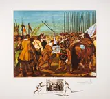 La Reddition de Breda by Salvador Dalí, Lithograph printed in colours, sold Jul 2024