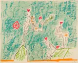Douze Heures by Roberto Matta, pencil, sold Jul 2024