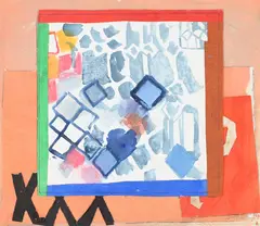 Untitled by Sandra Blow, 2001, Collage, watercolour, pencil and acrylic, sold Jul 2024
