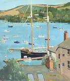 Lotus at salcombe by Eric Ward, Oil on canvas, sold Jul 2024