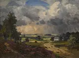 Belton common, suffolk by Campbell Archibald Mellon, Oil on canvas, sold Jul 2024