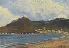 Collioure by Derwent Lees, Oil on panel, sold Jul 2024